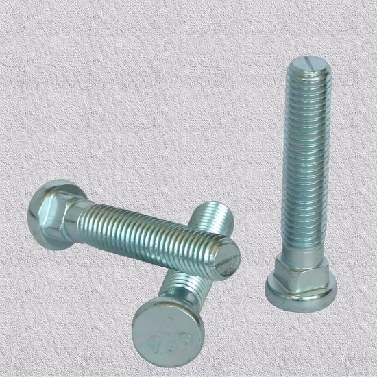 Boulon hexagonal à demi-filetage et filetage complet Boulon hexagonal ANSI/ASTM/ASME Attaches en acier au carbone galvanisées personnalisées de qualité 8.8